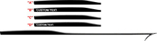 2008 en recenter Dodge Challenger Devil Tail Side Stripe Kit voor onderlichaam 3