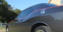2008 en later Dodge Challenger Pinstripe 