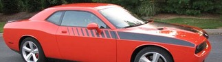 2008 en recenter Dodge Challenger Strobe Accent Side Stripe Kit 1