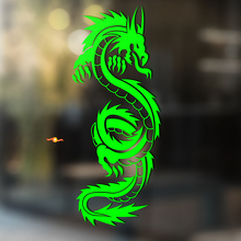 Kronkelende Vuurdraken Universele Vinyl Decal Sticker_3