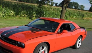 2008 en recenter Dodge Challenger Hockey Bodyline Side Stripe Kit