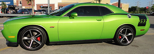 Retro Hockey Stripe Kit Decals Stickers voor 2008 - 2020 Dodge Challenger

