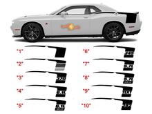 Retro Hockey Stripe Kit Decals Stickers voor 2008 - 2020 Dodge Challenger
 3