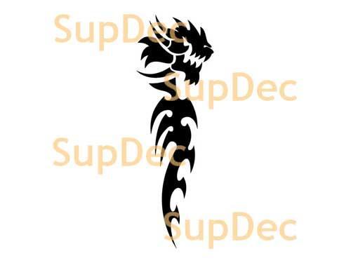 Dragon Vinyl Art Wall Window Badkamer Sticker Sticker #13

