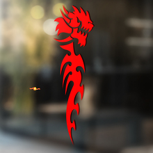 Tribal Dragon Minimalistische Kunst Universele Vinyl Decal Sticker_2