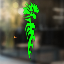 Tribal Dragon Minimalistische Kunst Universele Vinyl Decal Sticker_3