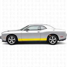 Rechte Omlijning Strepen Instaplijst Vinyl Decal Sticker voor Dodge Challenger_5