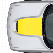 Blackout motorkapventilatiedecal vinyl voor Dodge Challenger 2015+_6