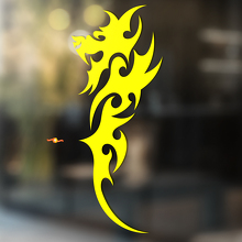 Tribal Chinese Dragon Universele Vinyl Decal Sticker_4