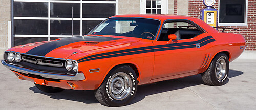 Dubbele Race Stijl Strepen Zij Vinyl Decal Kit voor Dodge Challenger 1970-1974