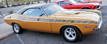 Dubbele Race Stijl Strepen Zij Vinyl Decal Kit voor Dodge Challenger 1970-1974_2