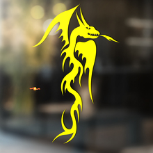 Vuurspuwende Draak Universele Vinyl Decal Sticker_4