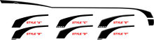 Vinyl Decal Kit met Hockeystijl Zijstrepen voor Chevrolet Camaro 2010-15_2
