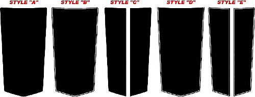 Midden motorkapstreep vinyl sticker voor Chevrolet Camaro LS/LT/SS 2010+