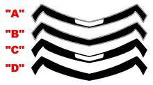 SS-stijl Vinylstrip Voorkant Neus voor Chevrolet Camaro 2010-2013_2