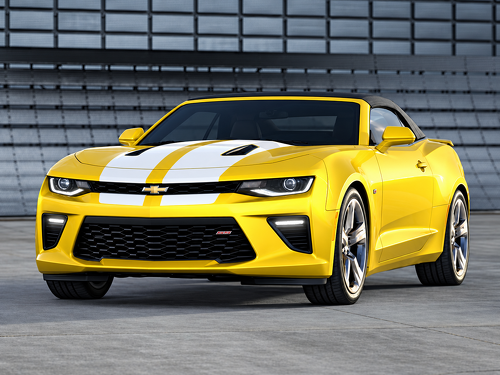 Convertible Factory Style Twin Rally Stripe Kit — Vinylsticker (motorkap, kofferdeksel, achterspoiler) voor Chevrolet Camaro SS 2016-2024