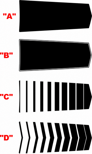 Center Panel Stripe Motorkap Vinylsticker voor Chevrolet Camaro 2016-2024