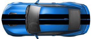 2016 en later Chevrolet Camaro Pace Car Style Rally Stripes bumper tot bumper