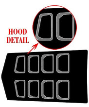 Chevrolet Camaro Hot Wheels Style Rally Stripe Kit vanaf 2010 en later, met Black-outs op het dashboard voor en achter
 3