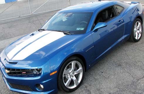 2010 - 2013 Chevrolet Camaro Rallystreepset in fabrieksstijl
