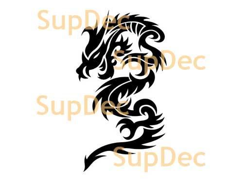 Dragon Vinyl Art Wall Window Badkamer Sticker Sticker #24
