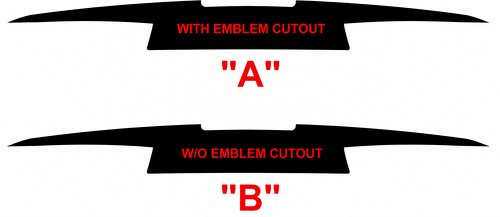 Extended Rear Blackout Panel Kofferbak Vinylsticker voor Chevrolet Camaro 2016-2024