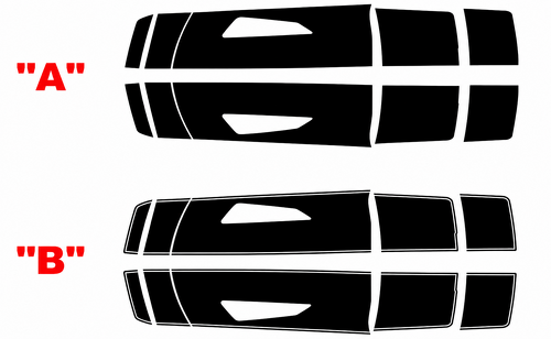 Factory Style Twin Rally Stripe Kit — Vinylsticker (motorkap, kofferdeksel, achterspoiler) voor Chevrolet Camaro SS 2016-2024