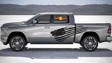Side Accent American Flag Stripe Kit Universal Fit voor veel voertuigen Vinyl Decals Stickers 2