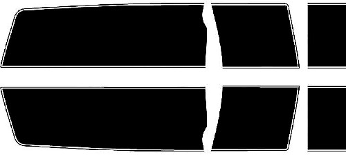 2010 Chevrolet Camaro Bumble Bee Style, verlengde Rally Stripe kit vinylstickers
