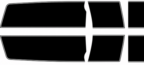 Bumble Bee Style Extended Length Twin Rally Stripe Kit — Vinylsticker (motorkap, dak, kofferdeksel) voor Chevrolet Camaro 2010-2024