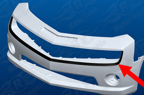 Fascia Surround Accent Stripe — Vinylsticker (voorbumper) voor Chevrolet Camaro 2010-2013