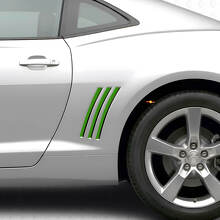 Zwarte Achterste Quarter Panel Strepen Vinyl Decals Set voor Chevrolet Camaro 2010-2015_3