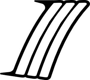 2010 - 2015 Chevrolet Camaro Accent sticker sticker achterpaneel achterpaneel
