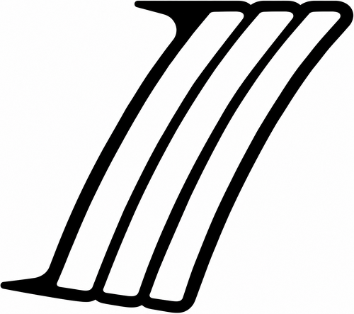 Triple Outer Vent Accent Pair — Vinylsticker (achterspatbord) voor Chevrolet Camaro 2010-2015