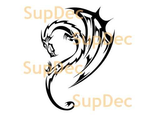 Dragon Vinyl Art Wall Window Badkamer Sticker Sticker #27
