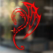 Sprookjesachtige Reuzenvleugels Draak Universele Vinyl Decal Sticker_2