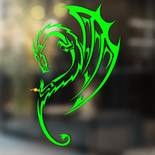Sprookjesachtige Reuzenvleugels Draak Universele Vinyl Decal Sticker_3