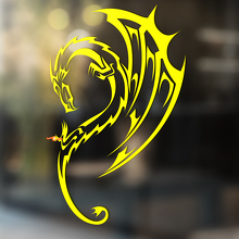Sprookjesachtige Reuzenvleugels Draak Universele Vinyl Decal Sticker_4