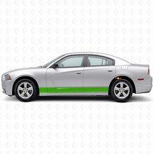 Paar 2011 - 2014 Charger Rocker Panel Stripe Kits Vinyl Decals Stickers_3