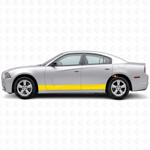 Paar 2011 - 2014 Charger Rocker Panel Stripe Kits Vinyl Decals Stickers_5