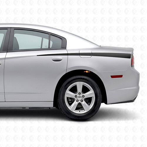 Verloopstrepen Zij Vinyl Decal Sticker voor Dodge Charger 2011-2014