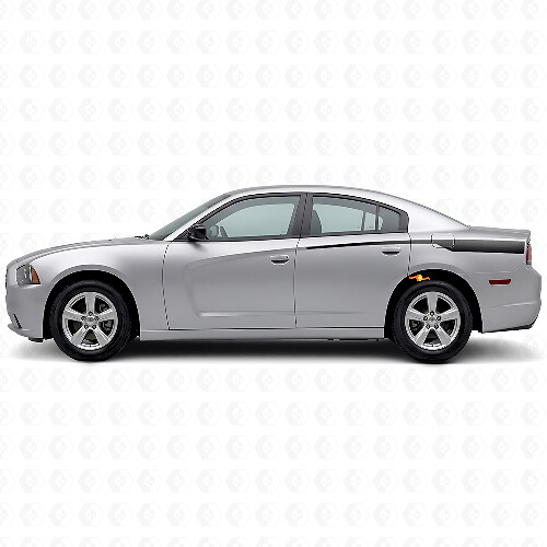 Afnemende Streep Achterzijde Vinyl Decal voor Dodge Charger 2011-2014