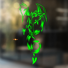 Vliegende Gebogen Draak Universele Vinyl Decal Sticker_3