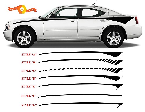 2006-2010 Lader Front Bodyline Stripe Kits