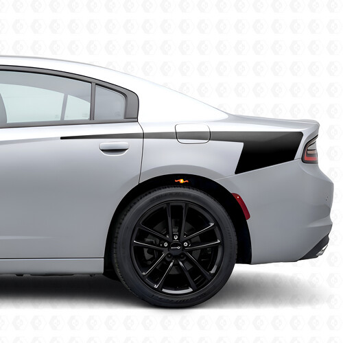 Hockeystijl Strepen Vinyl Sticker voor Dodge Charger 2015-2026