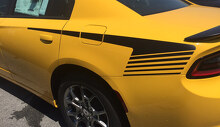 Hockeystijl Quarter Panel Stripe Vinyl Decal Kit voor Dodge Charger 2015+_2