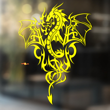 Vuurspuwende Stam Draak Universele Vinyl Decal Sticker_4