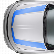 Accentstrepen Motorkap Vinyl Decal Sticker voor Dodge Charger 2015-2026_2