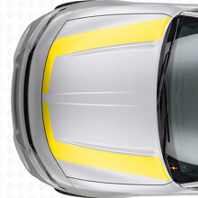 Accentstrepen Motorkap Vinyl Decal Sticker voor Dodge Charger 2015-2026_5