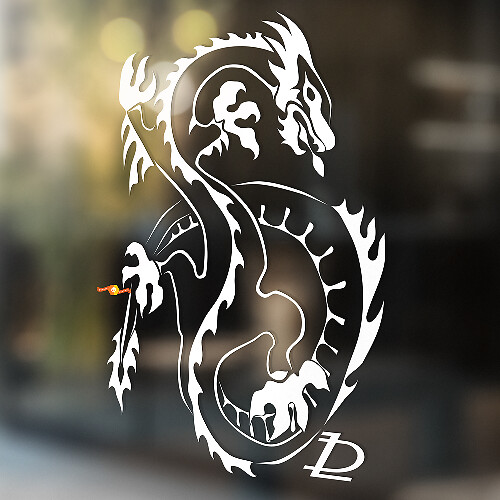 Dragon Aziatische Stijl Universele Vinyl Decal Sticker
